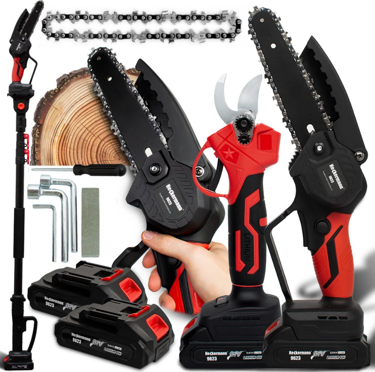 фото Акумуляторна міні пила Heckermann SOGZG-02