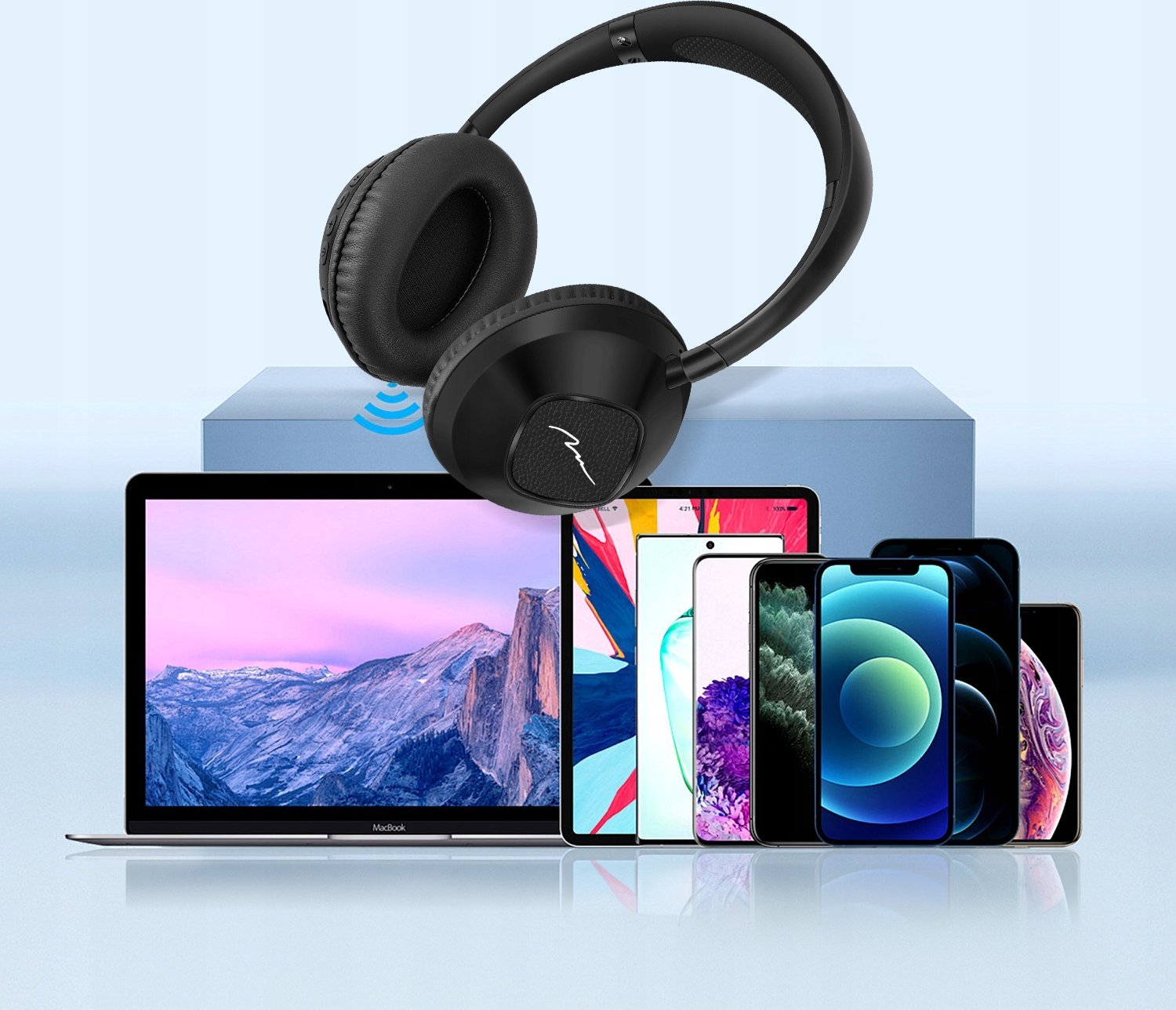 фото Навушники з мікрофоном Media-Tech Sonique BT Black