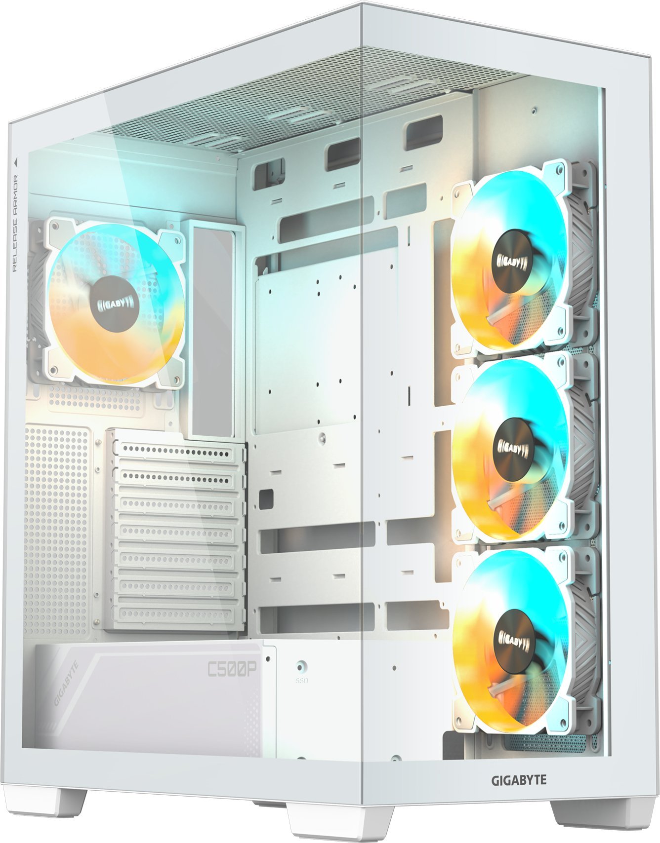 фото Корпус Gigabyte C500 Panoramic Stealth Ice (GB-C500PI ST)