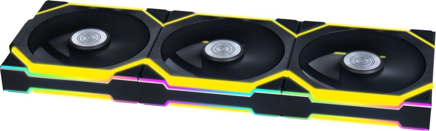 фото Вентилятор Lian Li Uni Fan SL Wireless 120 Reverse Blade Black 3-pack (12RSL1W3B)