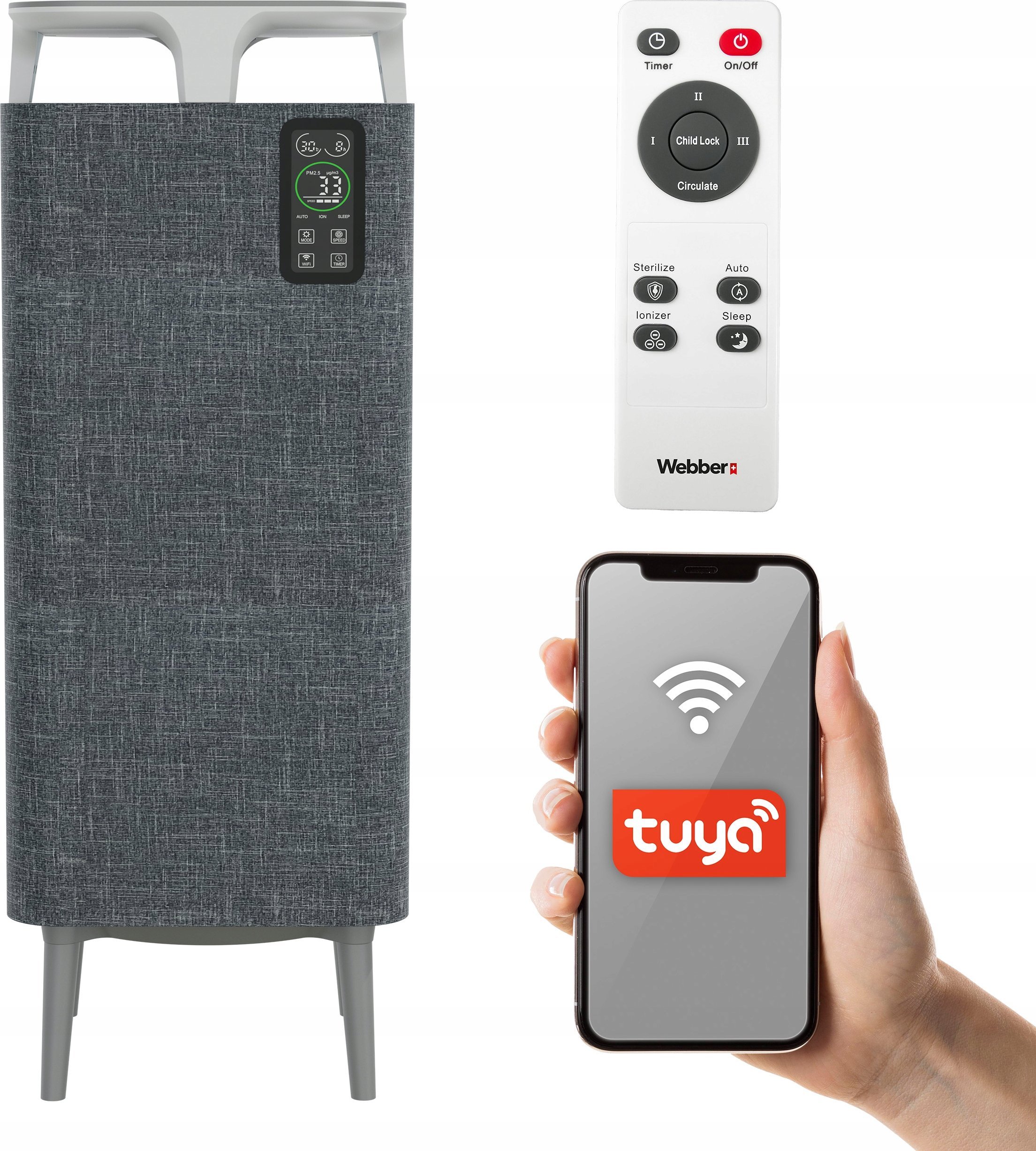 фото Очищувач повітря Webber AP8800