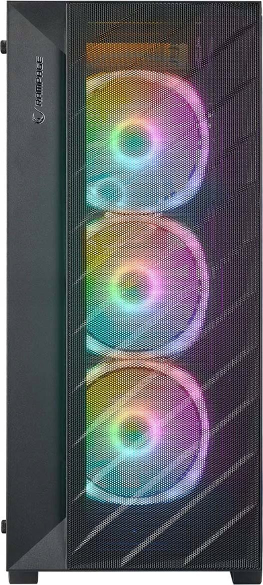 фото Корпус Rampage Prime Mesh ARGB Black