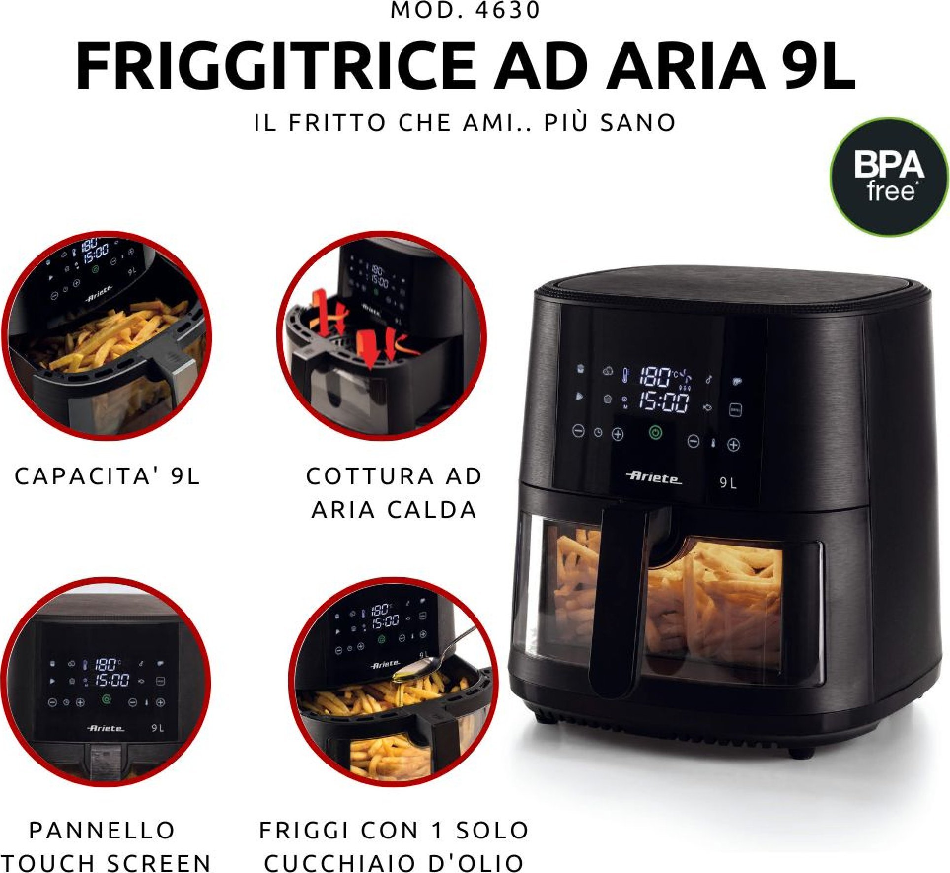 фото Мультипіч (аерофритюрниця) Ariete 4630/00