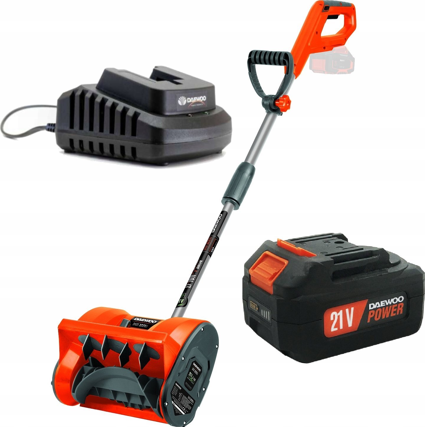 фото Шнековий снігоприбирач Daewoo Power Dast 3221Li Set