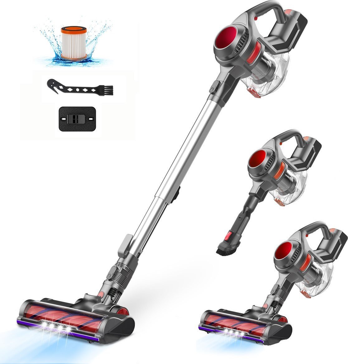 фото Вертикальний + ручний пилосос (2в1) Air Essence Bise Max 120AW