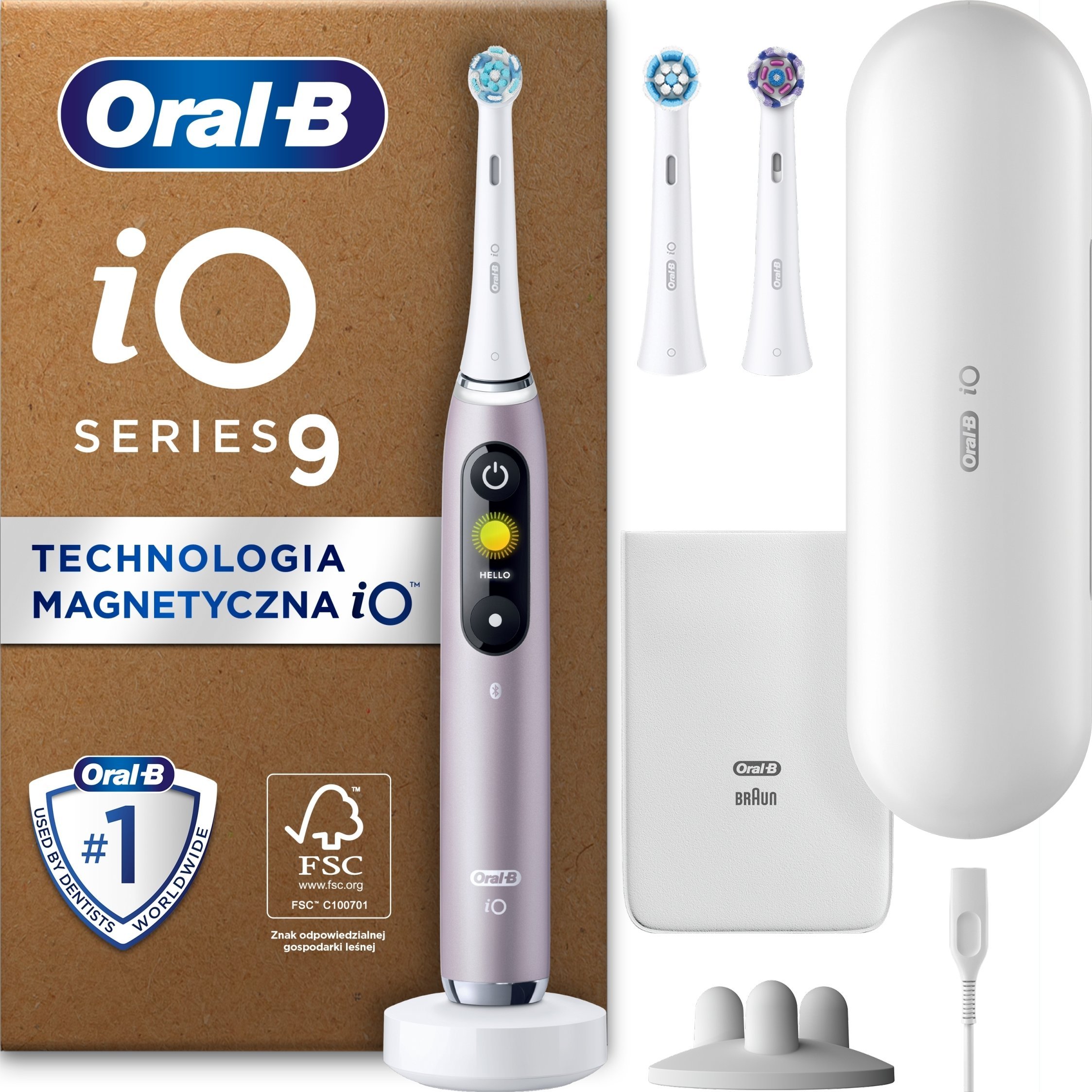 фото Електрична зубна щітка Oral-B IO 9 Plus Rose
