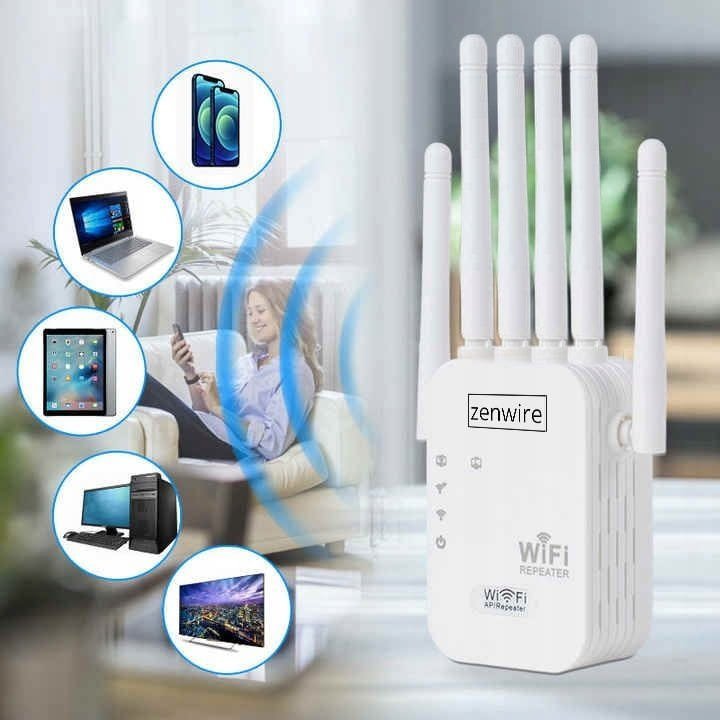 фото Повторювач Wi-Fi Zenwire WD-R1201U
