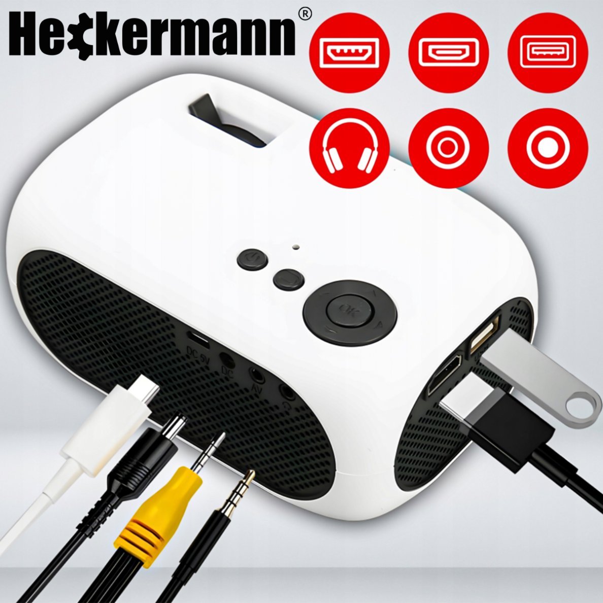 фото Мультимедійний проектор Heckermann M24