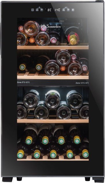 фото Винна шафа La Sommeliere LS51.2ZBLACK