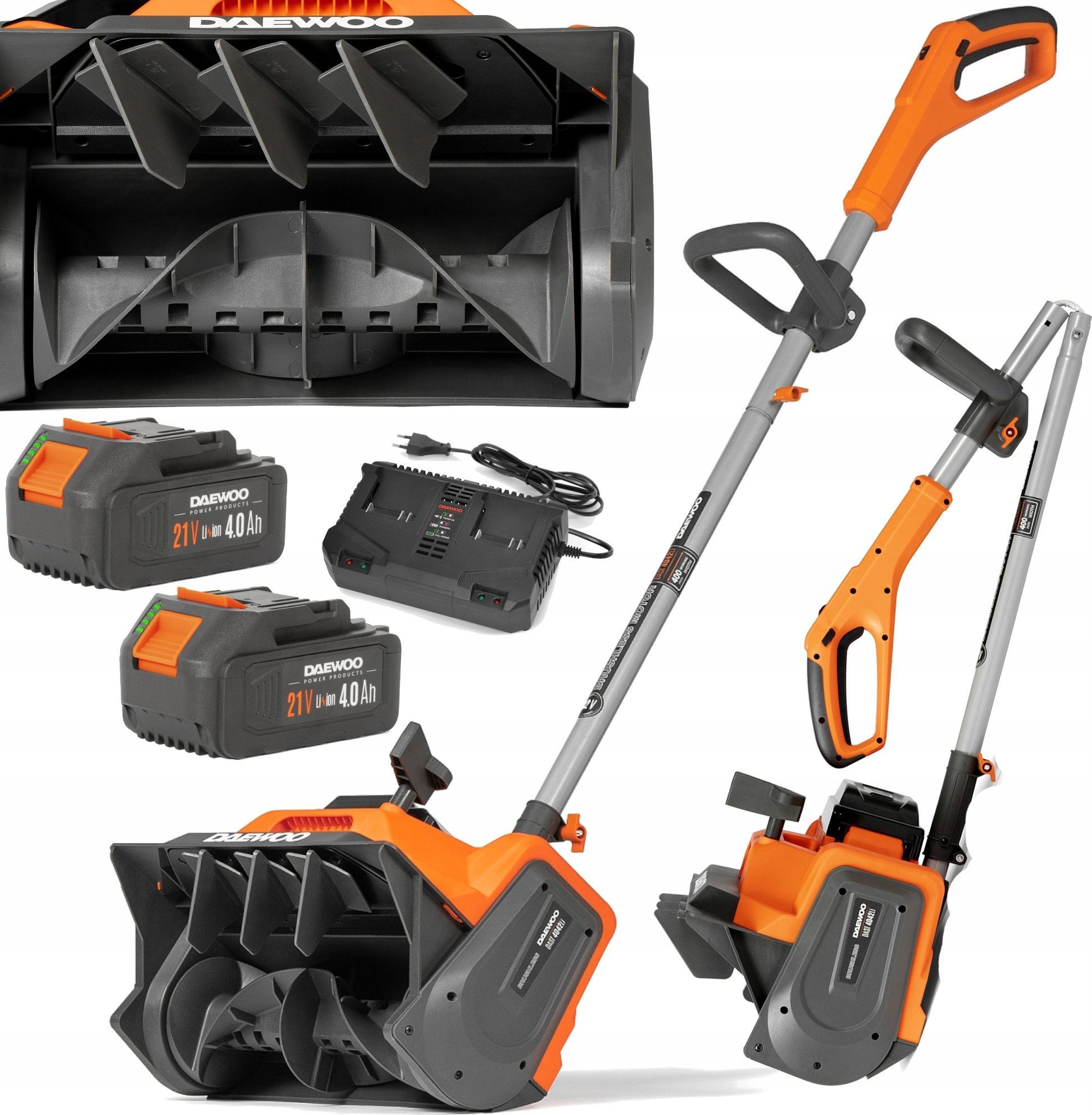 фото Шнековий снігоприбирач Daewoo Power Dast 4042Li Set