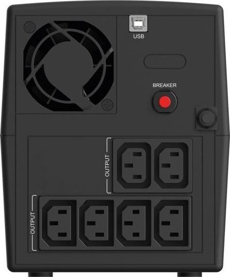 фото Лінійно-інтерактивний ДБЖ Infosec UPS 2200VA/1320W (66116)