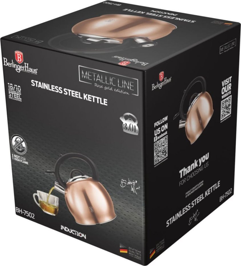 фото Чайник Berlinger Haus BH-7502 Rose Gold