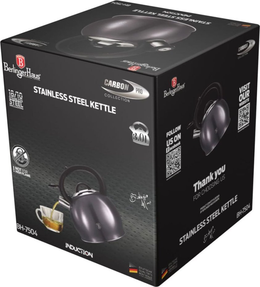 фото Чайник Berlinger Haus BH-7504 Carbon Pro