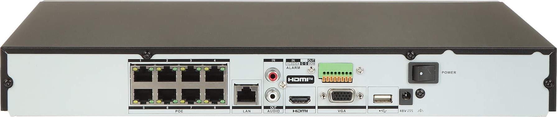 фото Мережевий відеореєстратор (NVR) Hikvision DS-7608NXI-K2/8P(D)