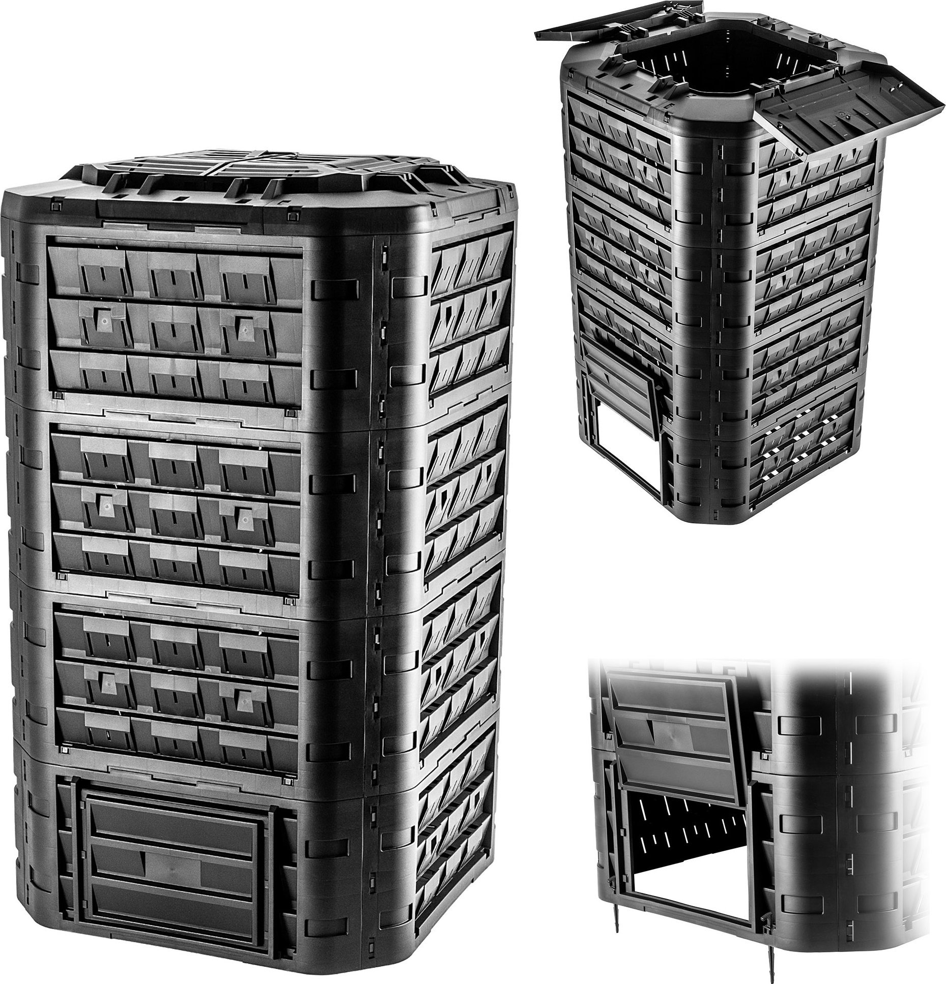 фото Компостер Kadax Black 1250L