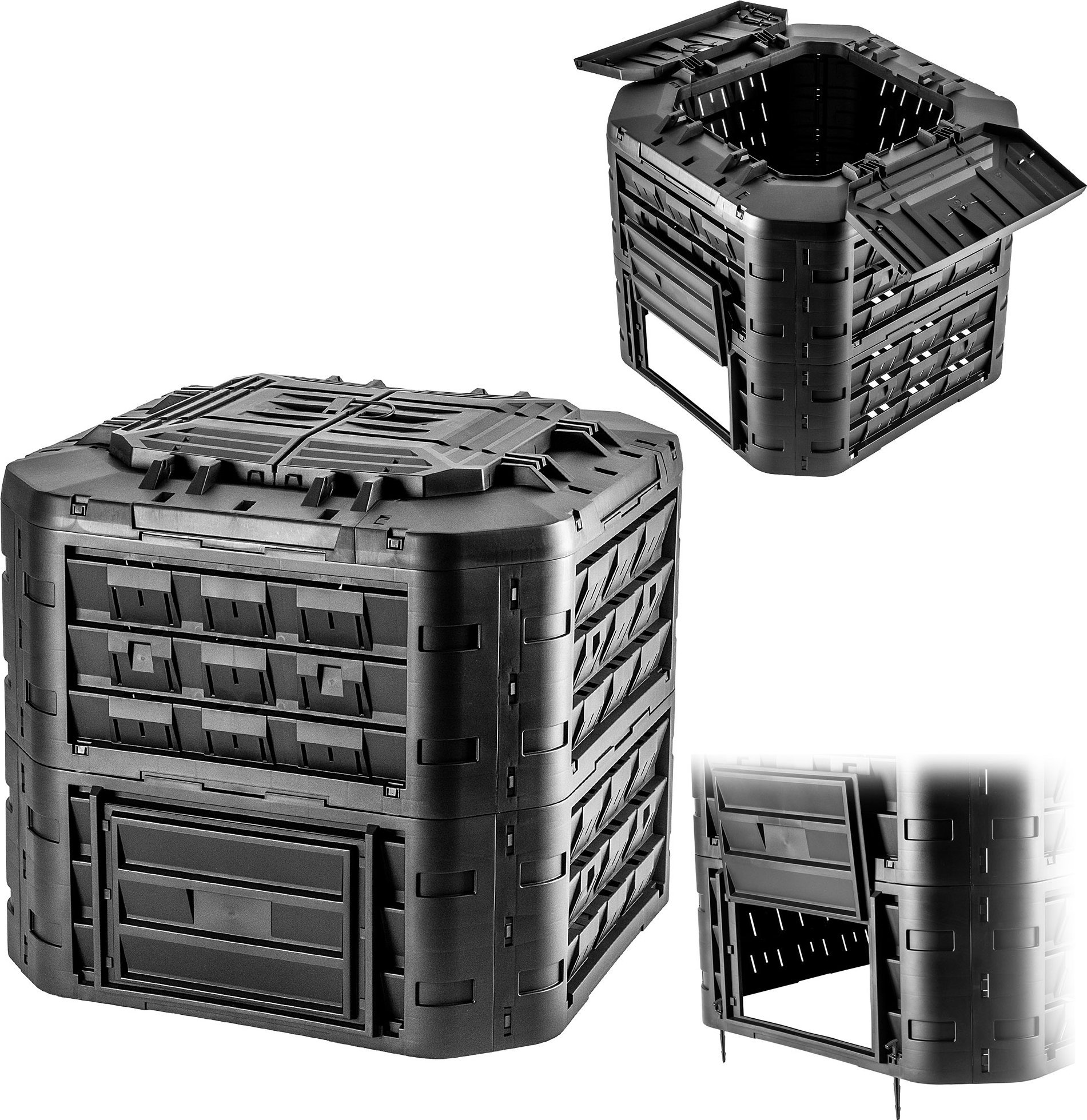 фото Компостер Kadax Black 650L