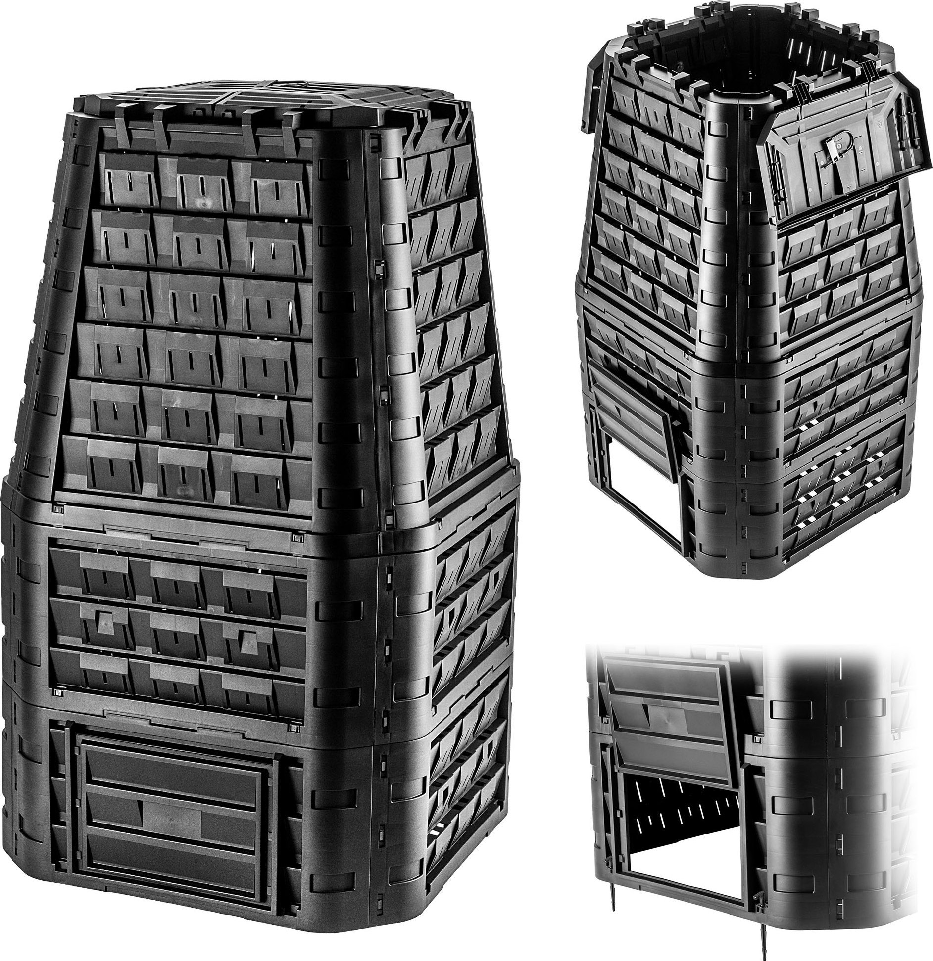 фото Компостер Kadax Black 1050L