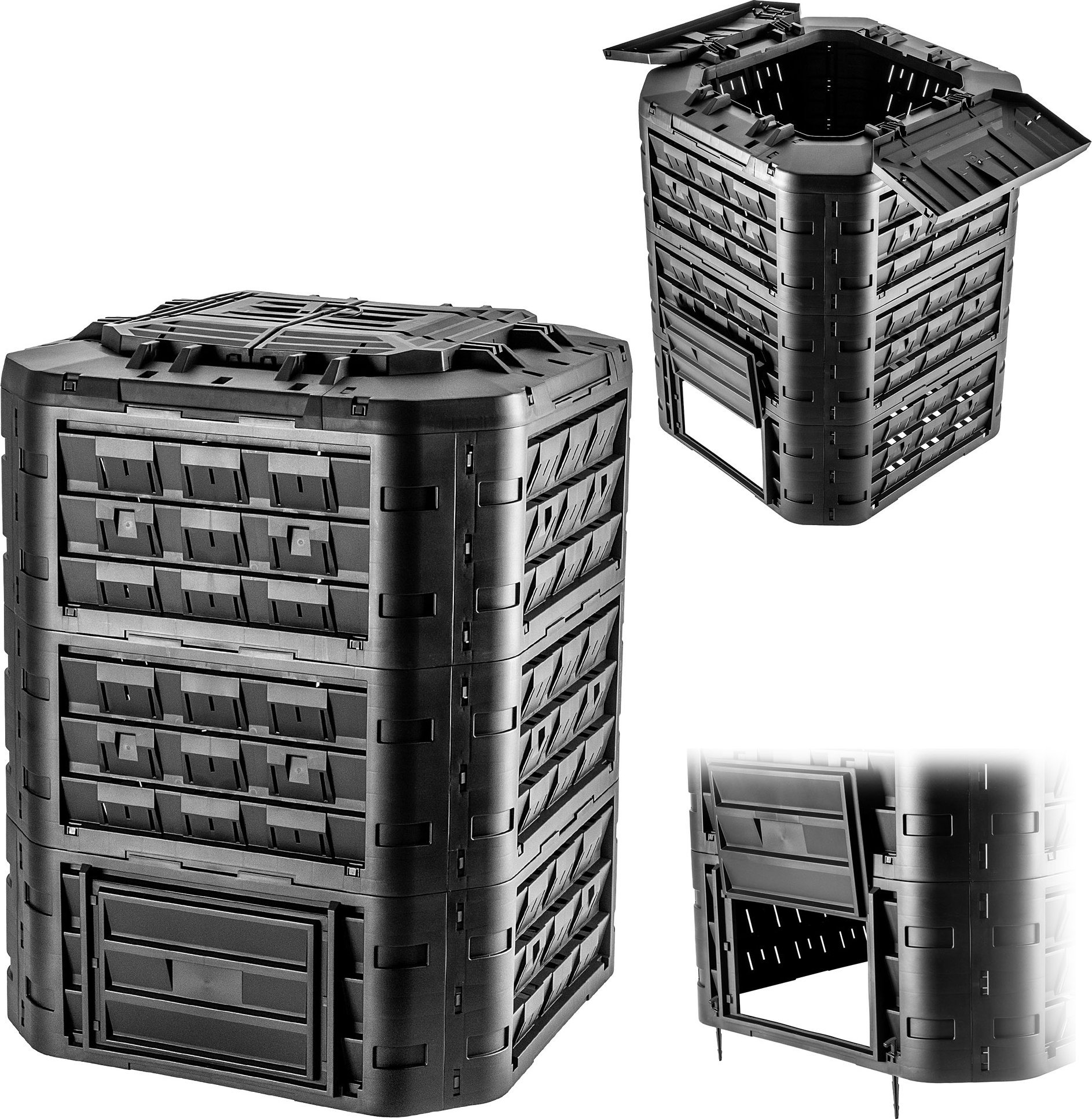 фото Компостер Kadax Black 950L