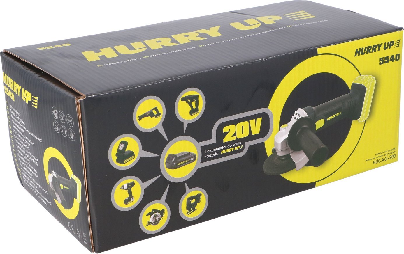 фото Болгарка (кутова шліфувальна) Hurry UP 5540