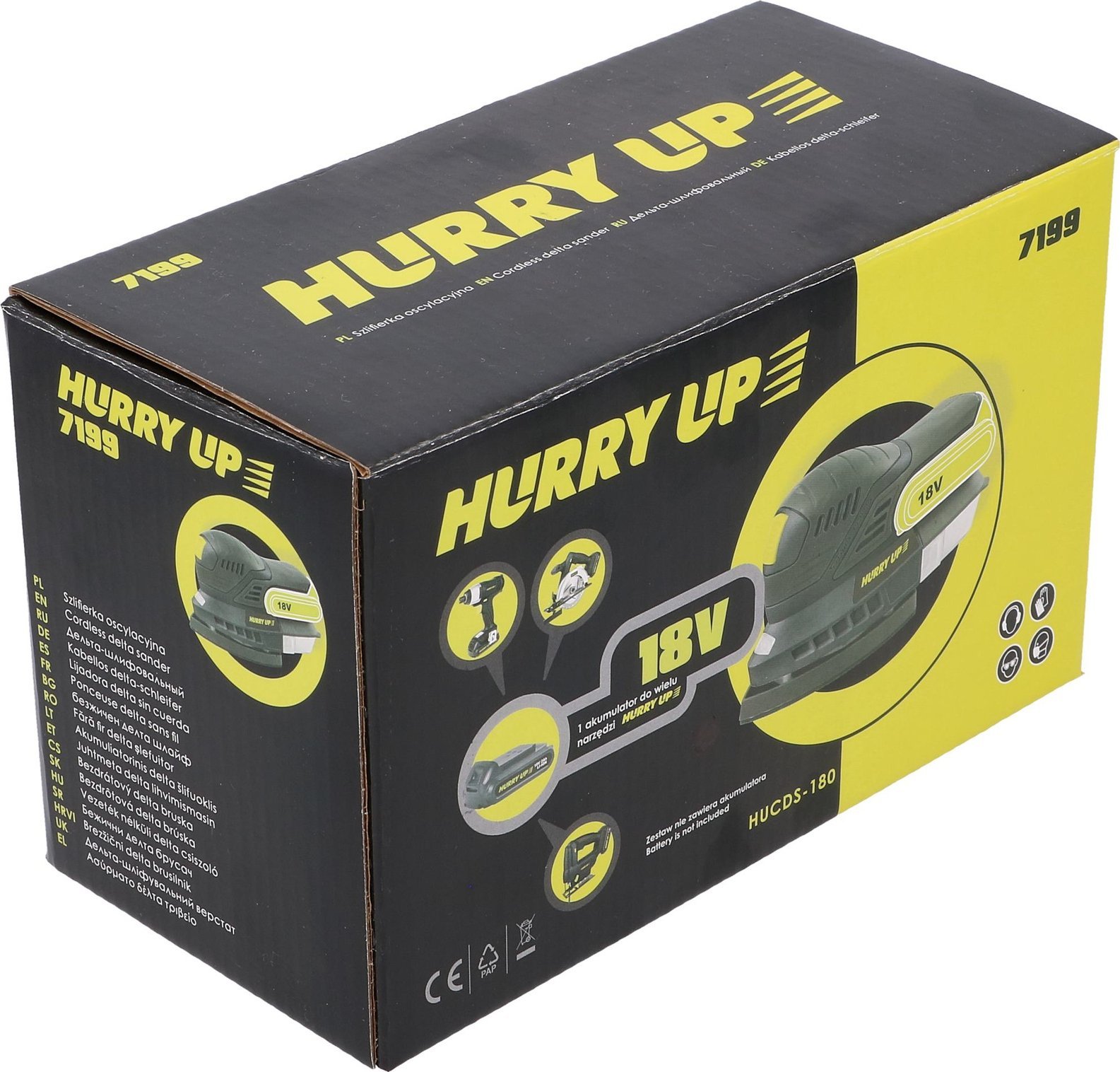 фото Вібраційна шліфмашина Hurry UP 7199