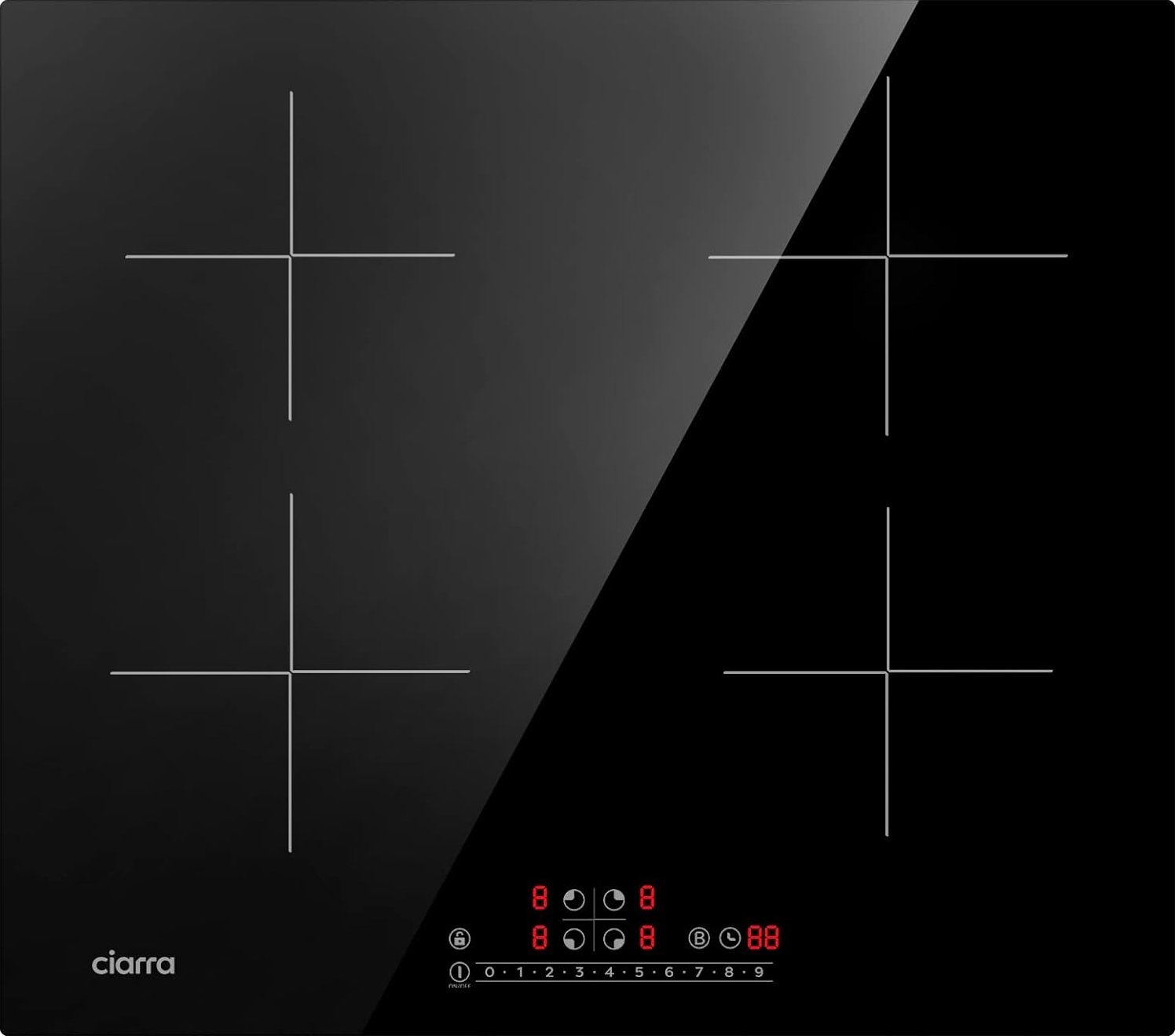 фото Індукційна варильна поверхня Ciarra CBBIH4B