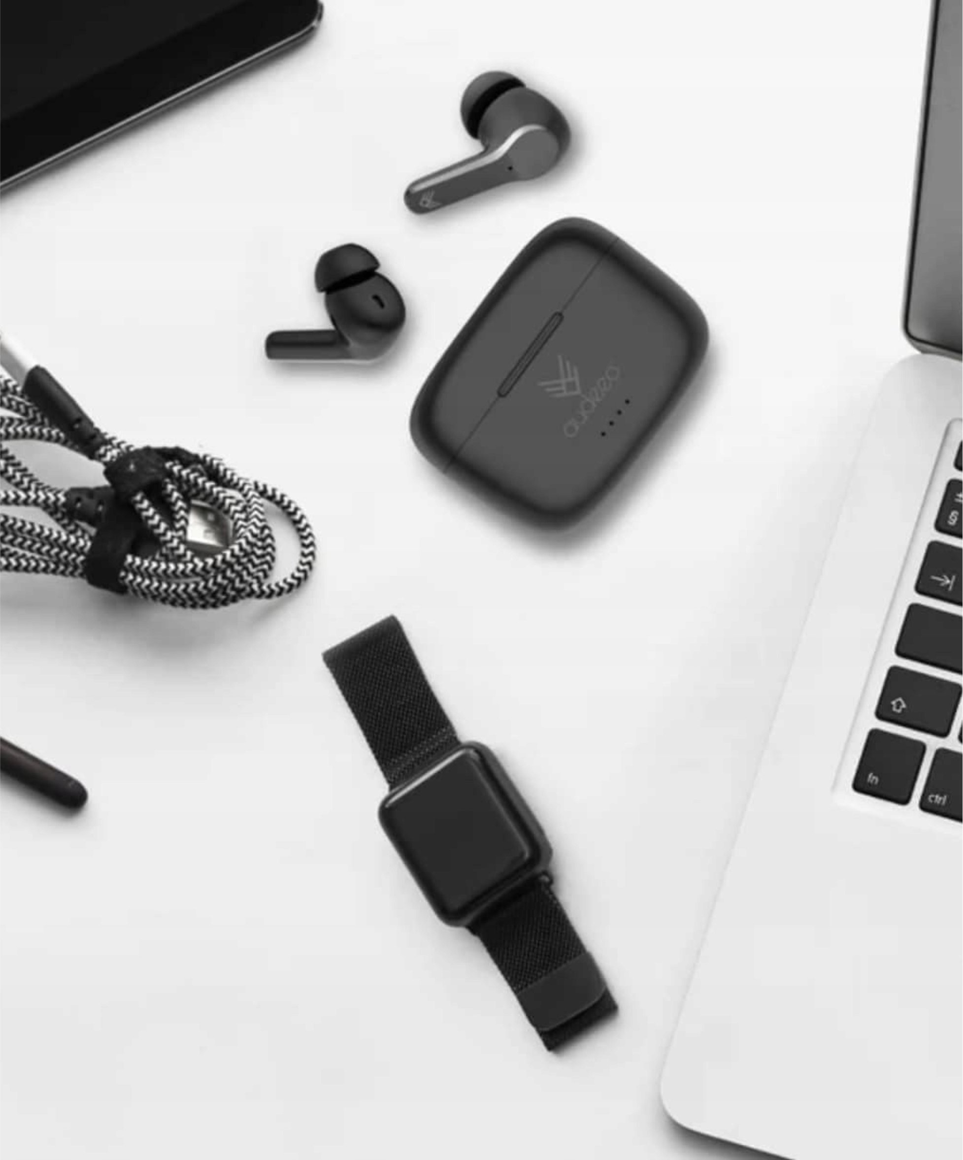 фото Навушники TWS Audeeo LED Black