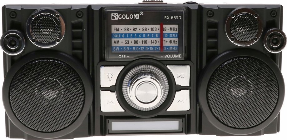 фото Радіоприймач Yermos Solarne Black (4365)