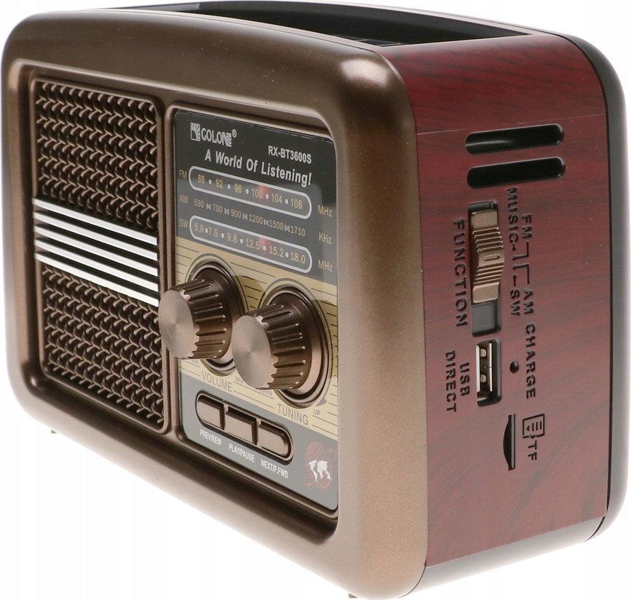 фото Радіоприймач Yermos Latarka Wood (3871)