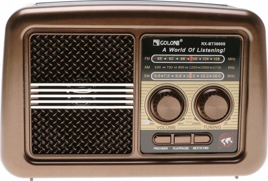 фото Радіоприймач Yermos Latarka Wood (3871)