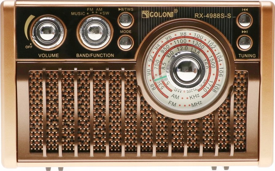 фото Радіоприймач Yermos Solarne Wood (4366)