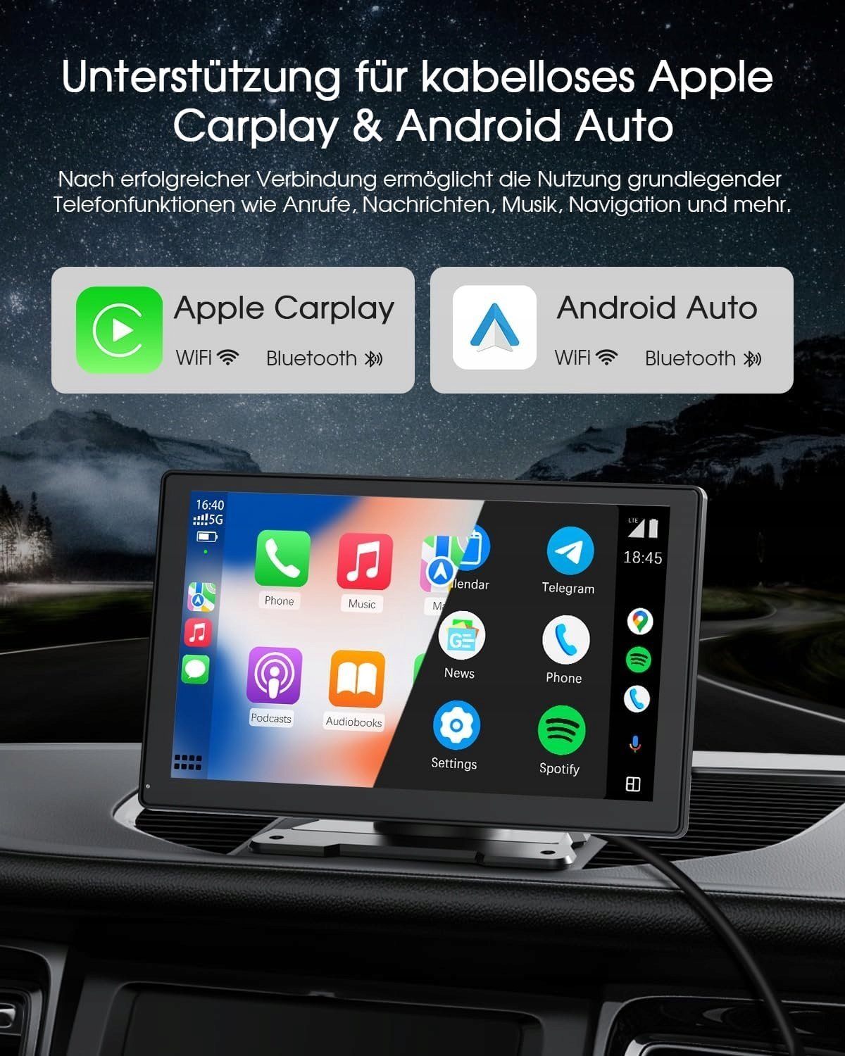 фото безпровідного автомобільного радіо