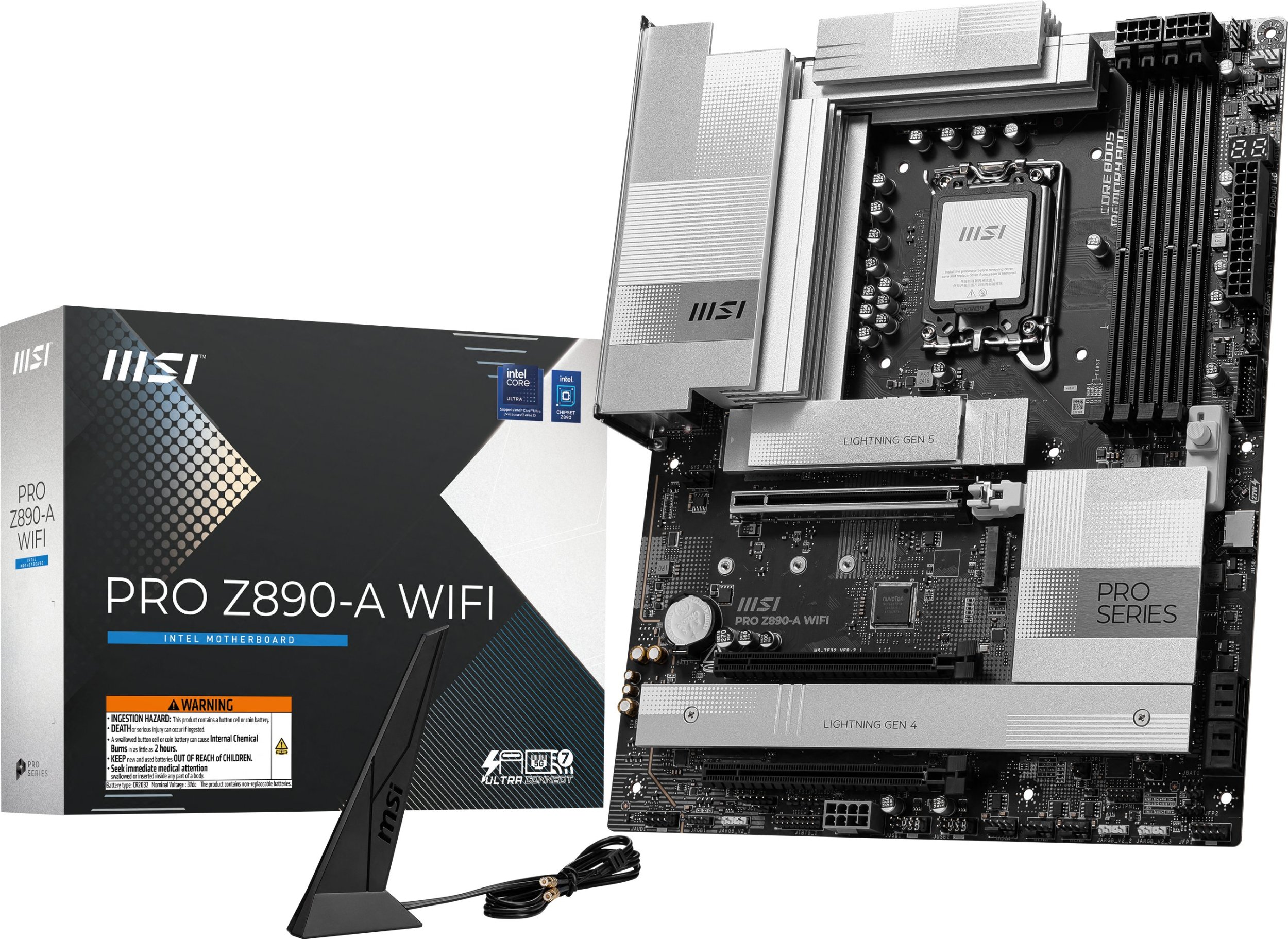 фото Материнська плата MSI Pro Z890-A WIFI