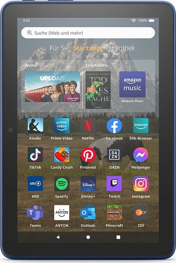 фото Планшет Amazon Fire HD 8 32 GB Blue (B09BGGT53P)