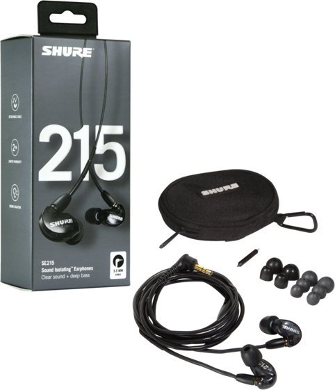 фото Навушники без мікрофону Shure SE215 Pro Black
