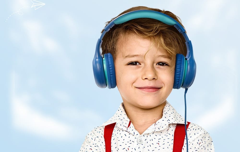 фото Навушники без мікрофону EarFun Kids K1 Blue/Green