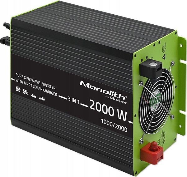 фото Інвертор Qoltec Monolith 1000W/2000W (51913)