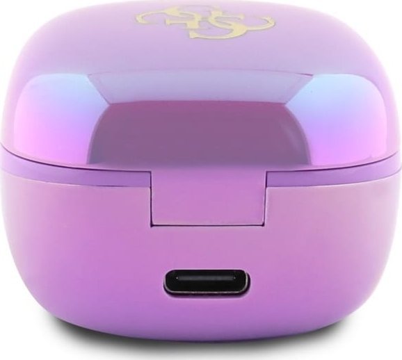 фото Навушники TWS Guess 4G Printed Logo Purple (GUTWSJ144ESU)