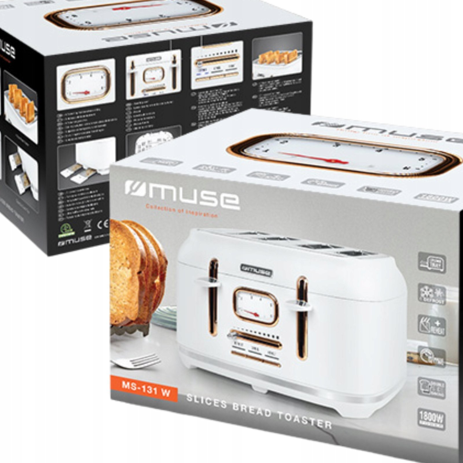 фото Тостер Muse MS-131 W
