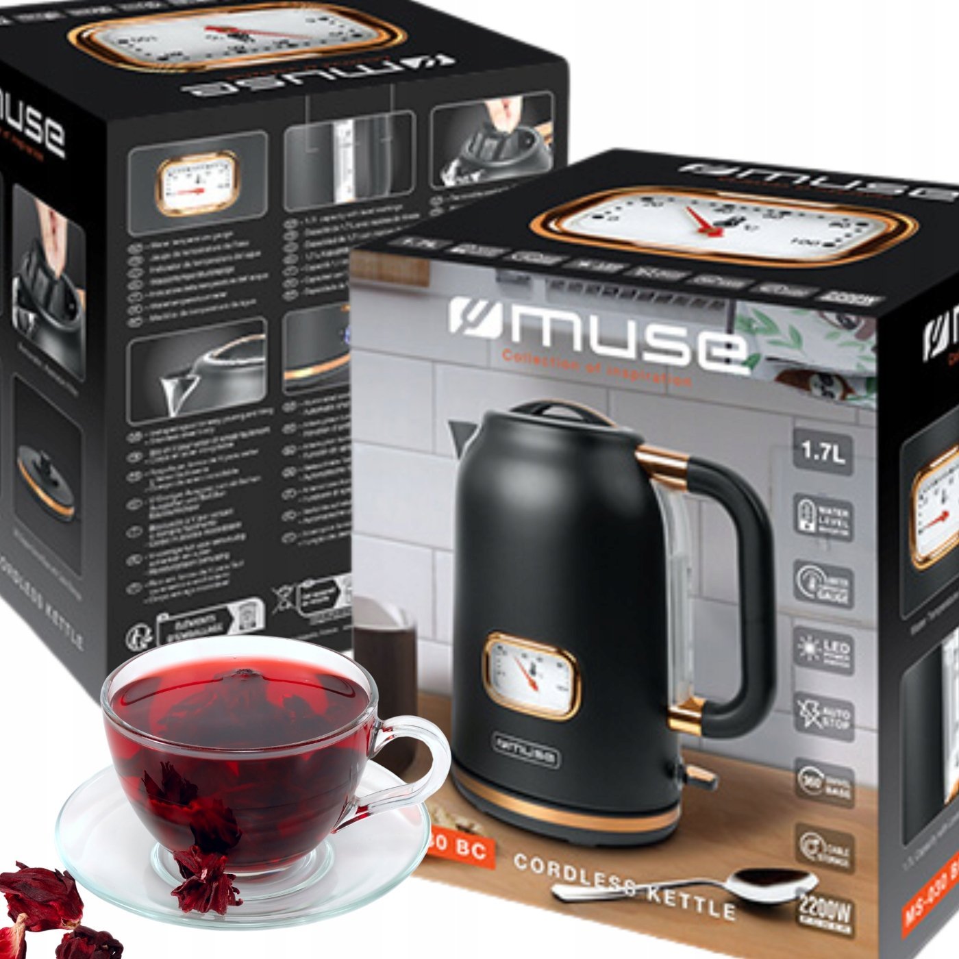 фото Електрочайник Muse MS-030 BC