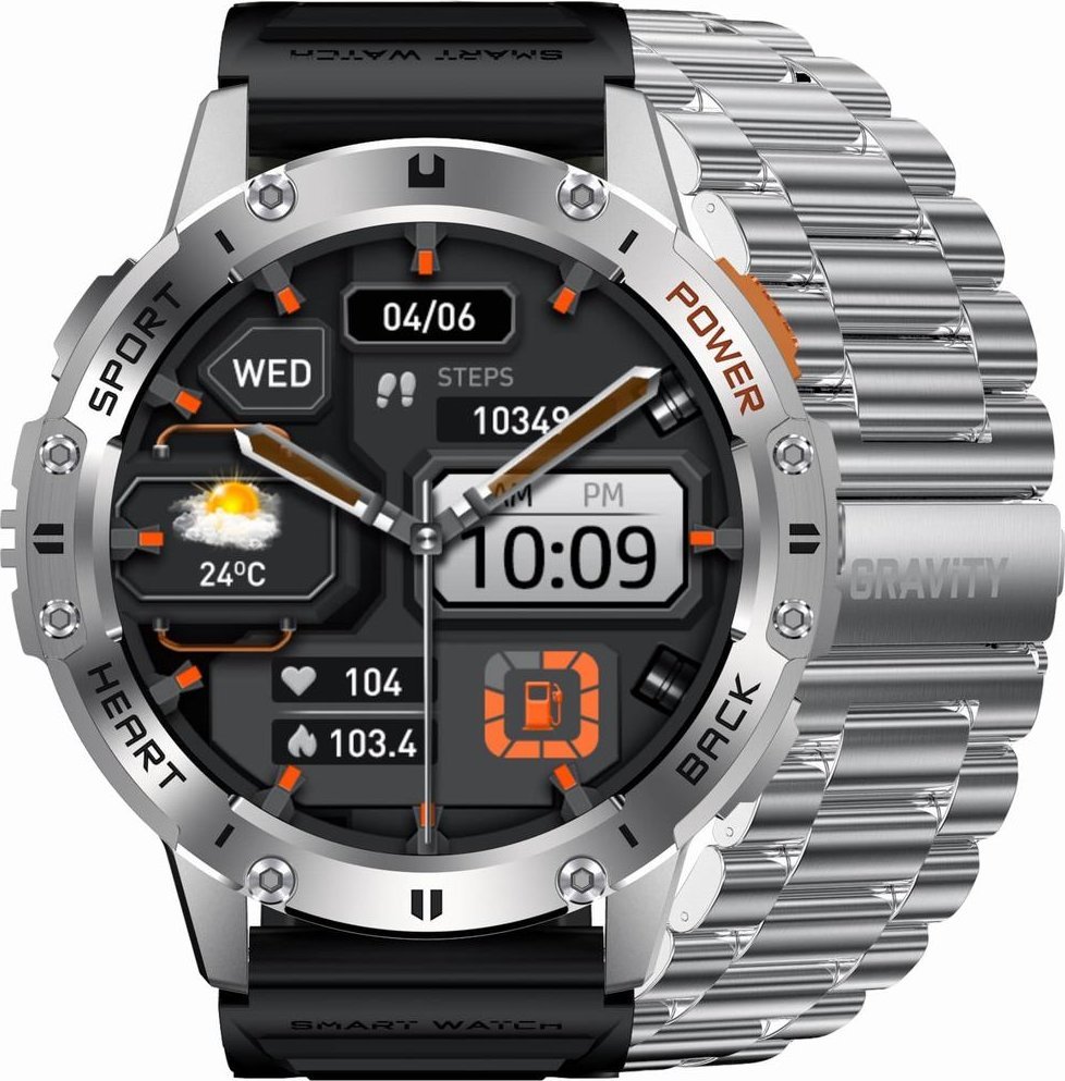 фото Смарт-годинник Gravity GT22-2 Black