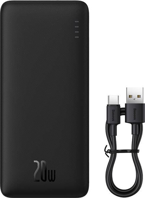 фото Зовнішній акумулятор (павербанк) Baseus Airpow 20000mAh 20W Black (P10022804113-00)