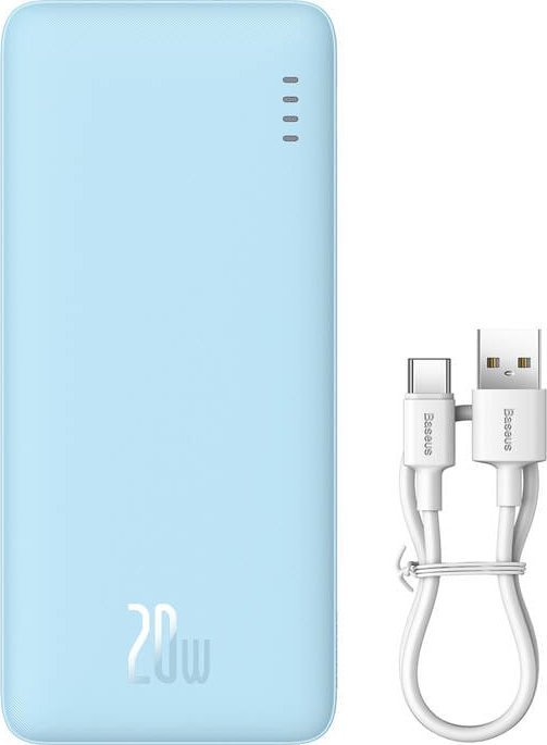 фото Зовнішній акумулятор (павербанк) Baseus Airpow 20000mAh 20W Blue (P10022804313-00)