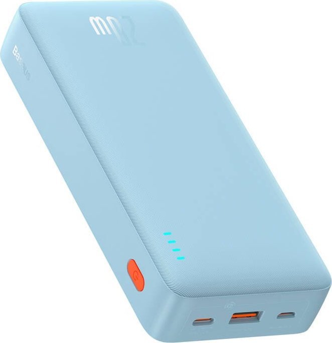 фото Зовнішній акумулятор (павербанк) Baseus Airpow 20000mAh 20W Blue (P10022804313-00)