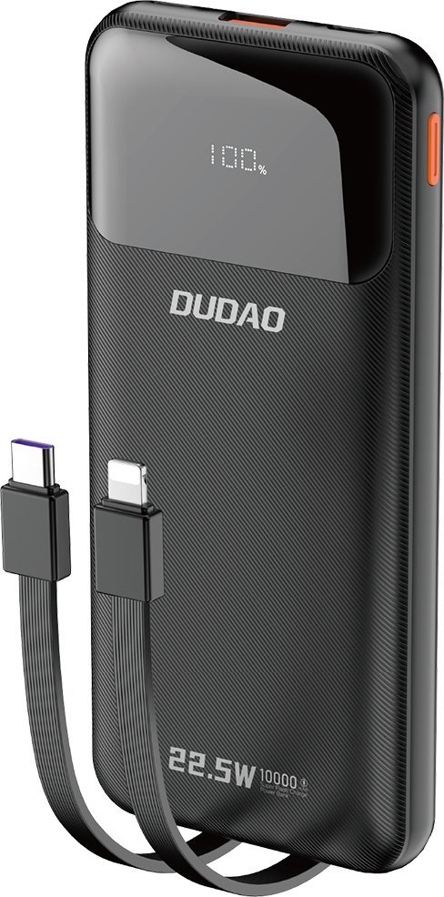 фото Зовнішній акумулятор (павербанк) Dudao K15 Pro 20000mAh Black