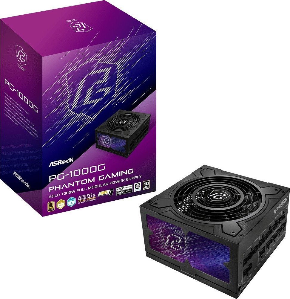 фото Блок питания ASRock Phantom Gaming 1000W (PG-1000G)