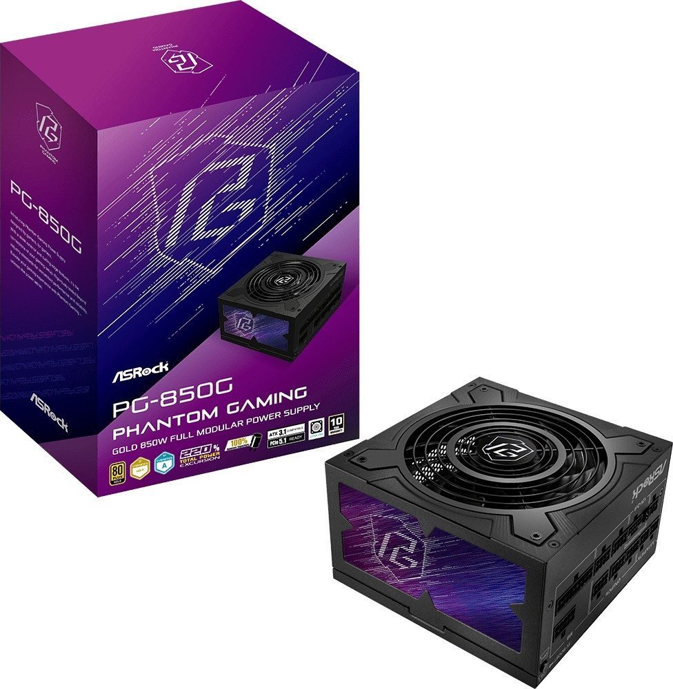 фото Блок питания ASRock Phantom Gaming 850W (PG-850G)