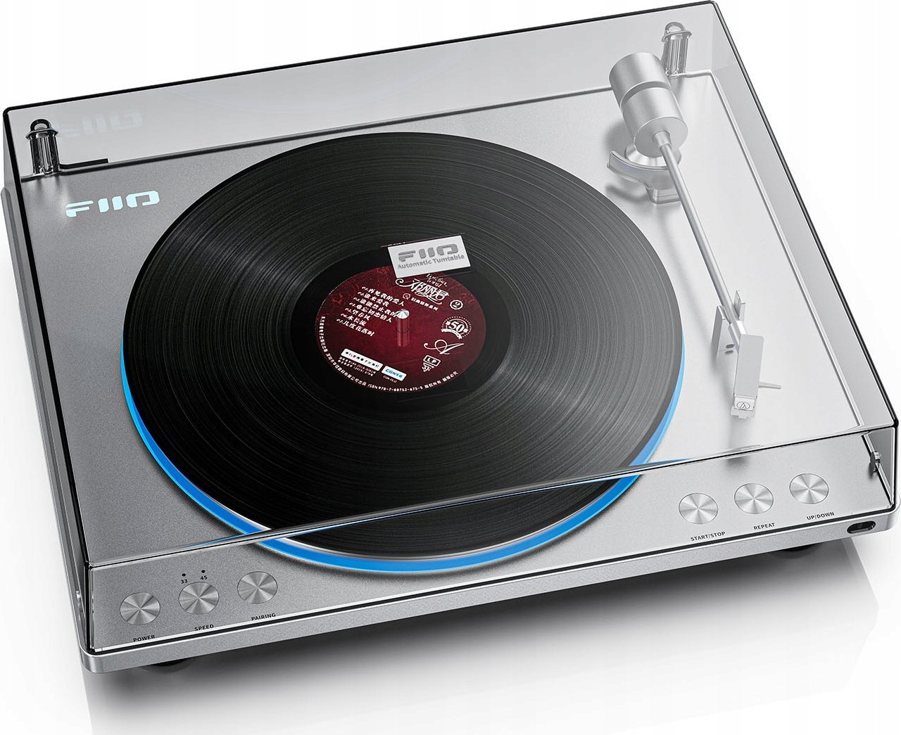 фото Програвач вінілових дисків FiiO TT13 Silver