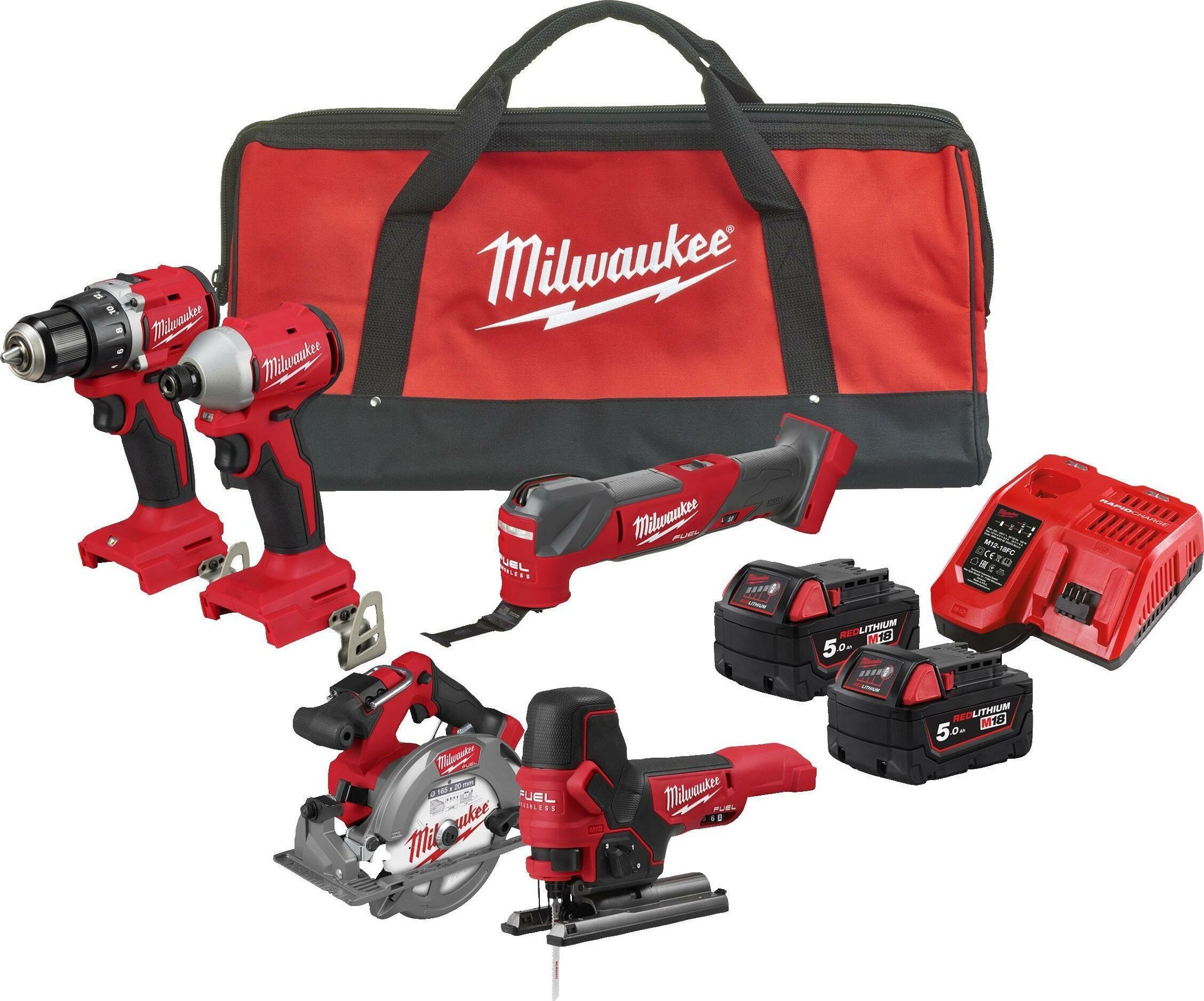 фото Набор инструментов Milwaukee M18 BLCPP5A-502B 1