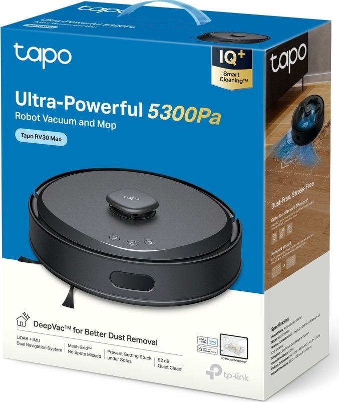 фото Робот-пылесос TP-Link Tapo RV30 Max Black
