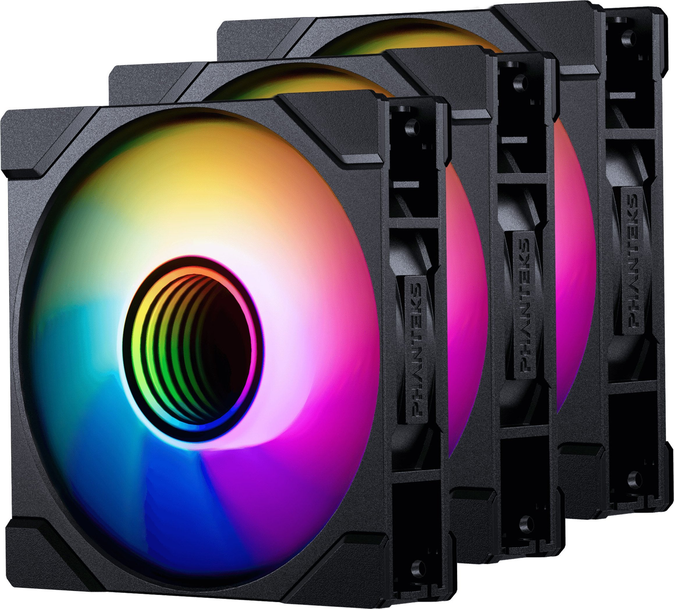фото Вентилятор Phanteks M25G2-120 D-RGB Reverse Blade 3-pack Black (PH-F120M25R_G2_DBK01_3P)